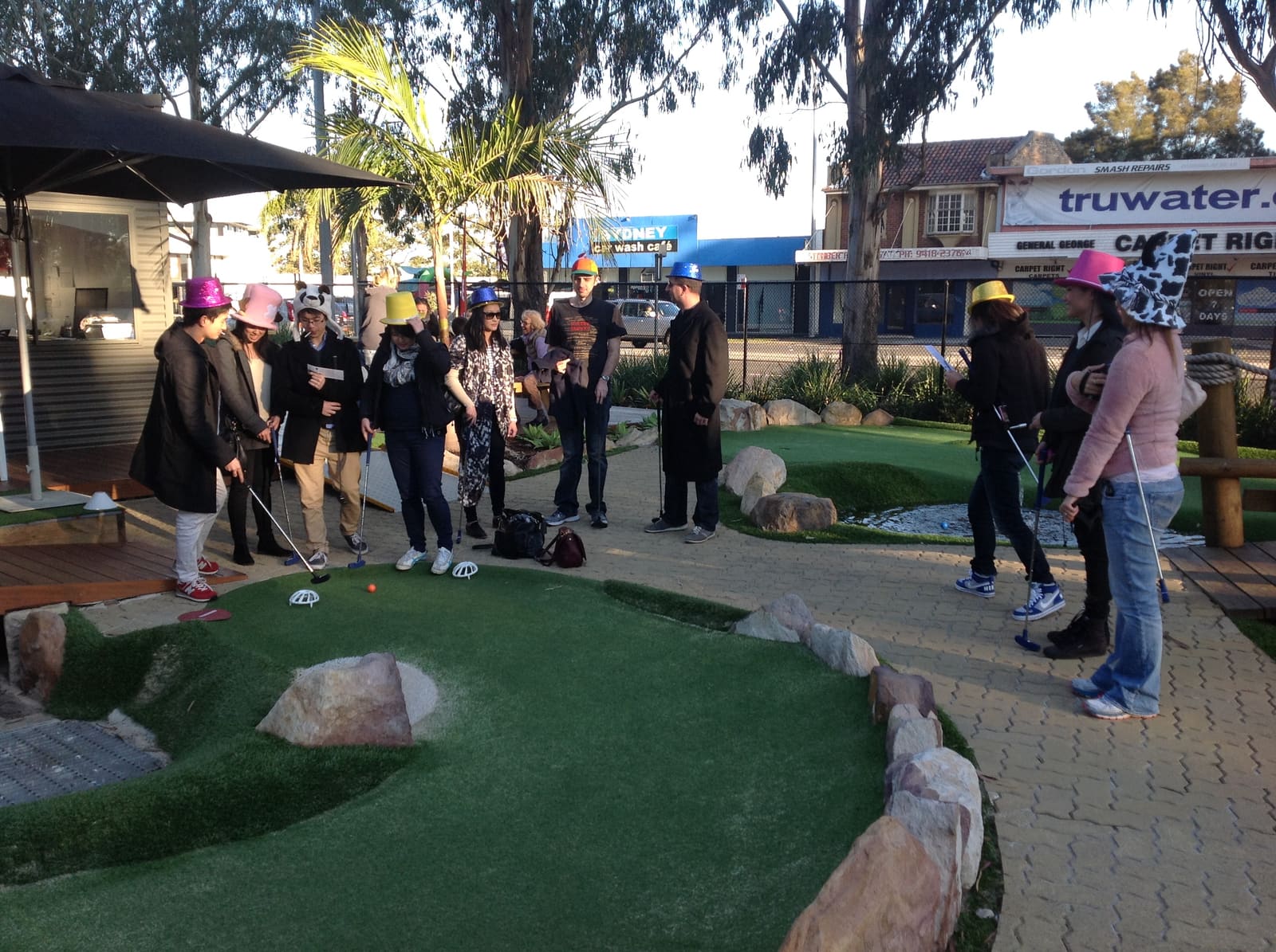 Themed parties are great fun at mini golf!